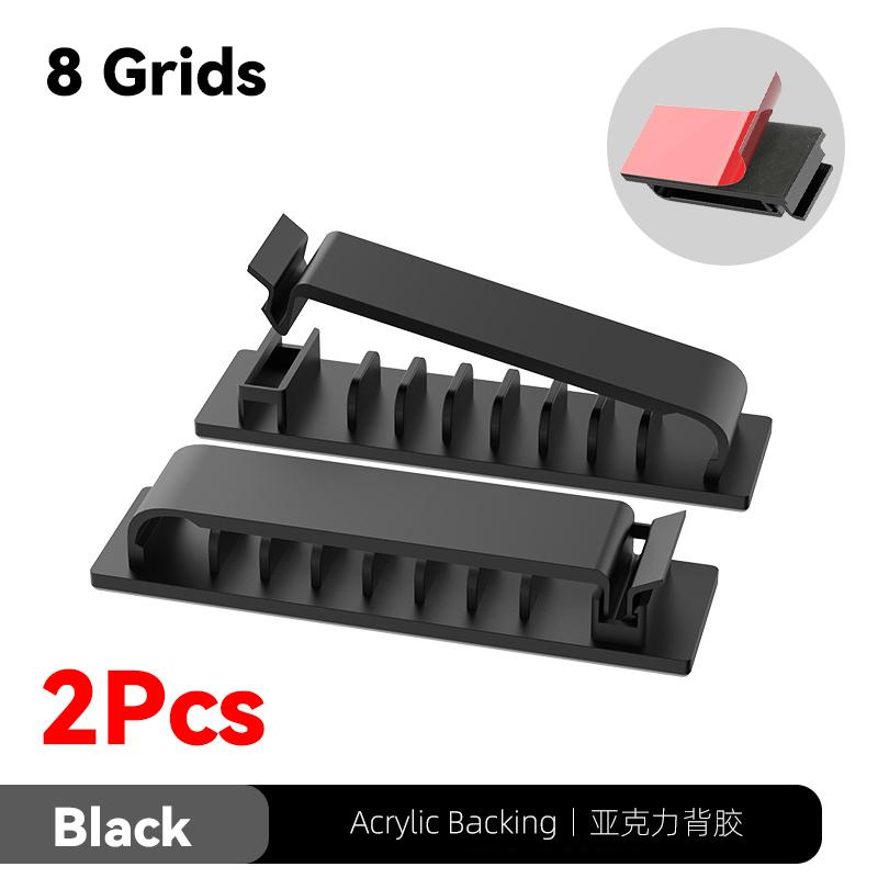 Cable Organizer Cord Management Wire Holder Flexible USB Cable Winder Tidy Silicone Clips For Mouse Keyboard Earphone Protector