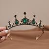 Elegant Crystal Alloy Princess Crown Wedding & Birthday Hair Accessory