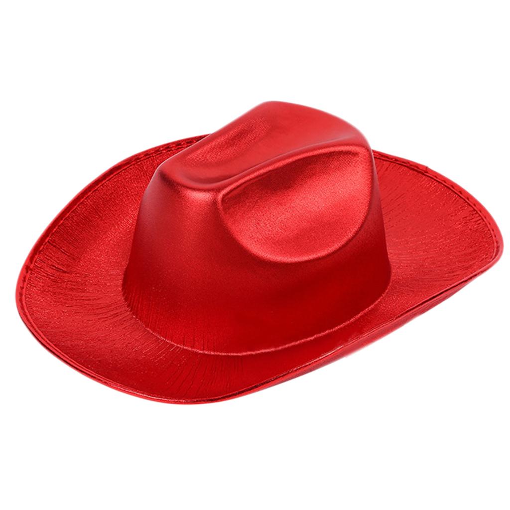 Cowgirl Hat Ultra-flashing Cowboy Hat Aurora Neon for Music Festivals Sparkly Aurora Cowboy Hat All-match