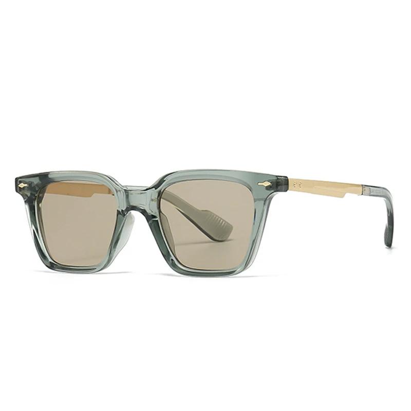 SHAUNA Fashion Square Women Luxury Rivets Sunglasses Retro Gradient Shades UV400 Men Trending Sun Glasses