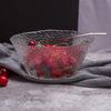 Hammered Glass Fruit & Salad Bowl
