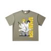 260 GSM Double Yarn 32 Count 100% Cotton Banana Fish V1 Print Unisex Heavy Cotton T Shirt… More
