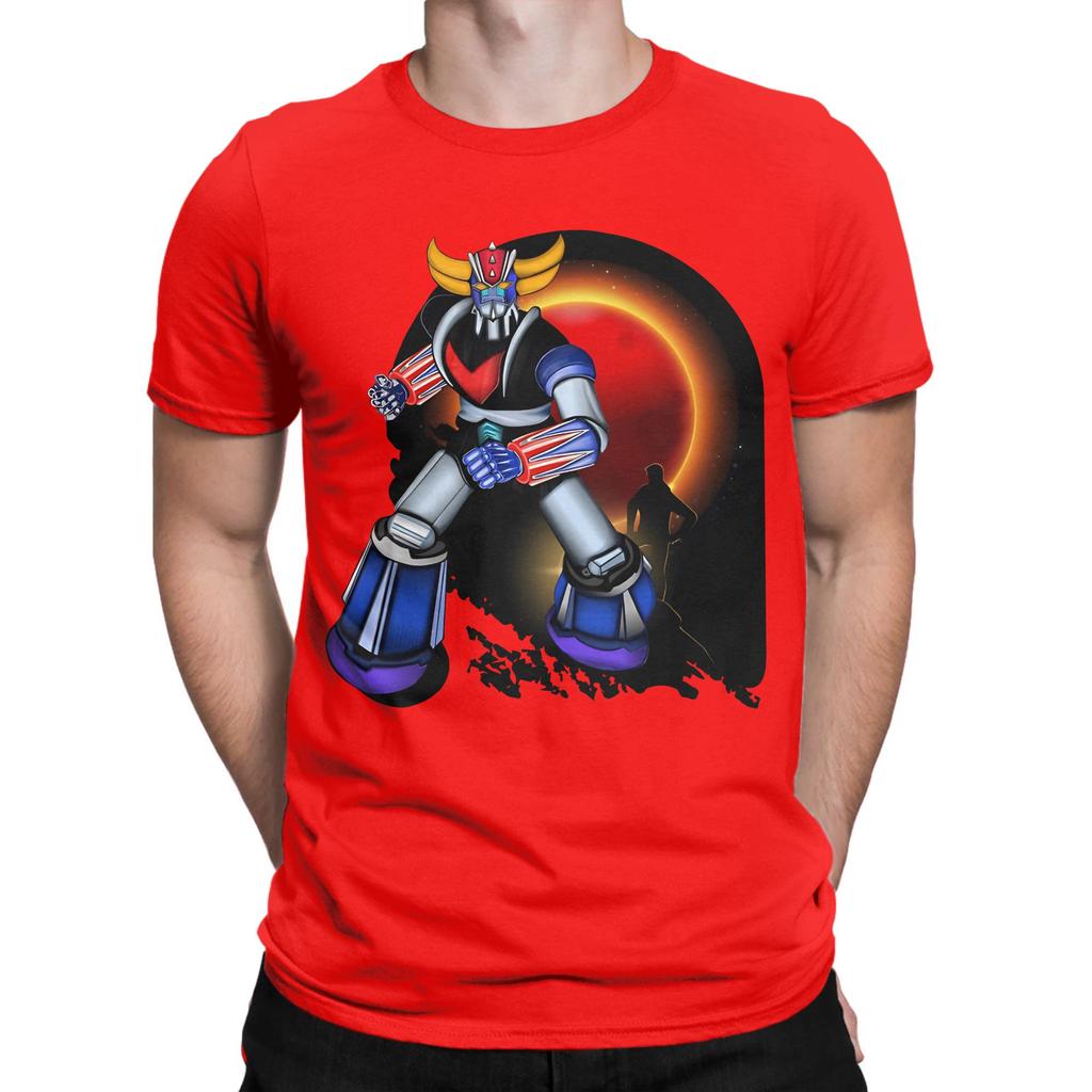 Grendizer Red Moon Novelty 100 Cotton Tshirt Goldorak Tops Tees For Unisex
