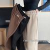 Women's Fleece-Lined Harem Pants - Autumn/Winter 2025: Casual, Slimming, Loose-Fit Carrot Style