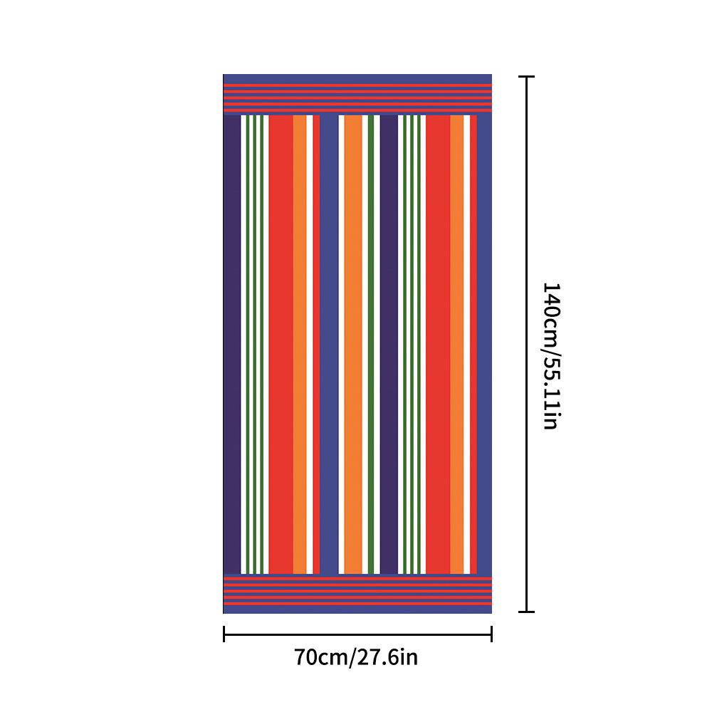 Microvezel Sneldrogende Strandhanddoek, Zandbestendig Waterabsorberende Handdoek, Draagbare Grote Bedrukte Handdoek voor Zwemmen & Vakantie aan Zee