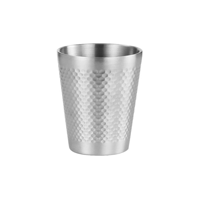 APLO 304 Stainless Steel Hammered Cup 260ml