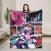Hyuna Luka Alien Print Blanket Warm Bedding Throws for Winter Picnic Couch Chair Sofa Bed Funny Bedspread