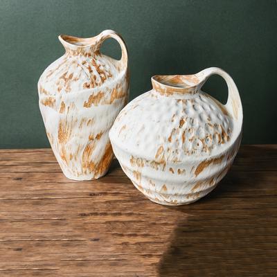 Ceramic Vase Coarse Earthenware Pot Flower Vase Flower Arrangement Accessories Ceramic Handicrafts Home Decoration Flowerpot