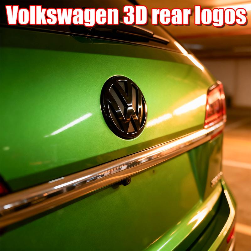W160For Volkswagen Touareg 2011-2015 Rear Emblem Trunk Badge Logo Rear Tailgate Decal Sticker Compatible With VW Touareg II Facelift