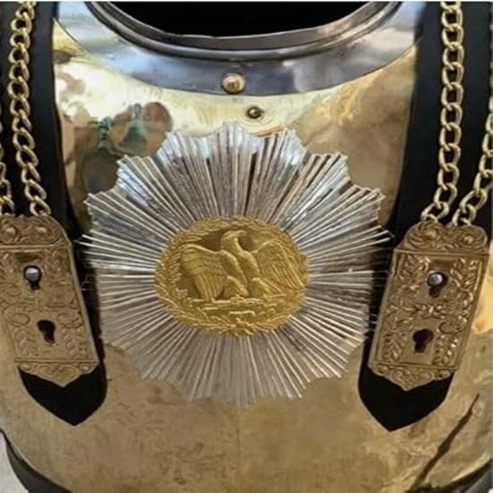 

Средневековый кираса французского офицера Императорской гвардии Передняя задняя нагрудник