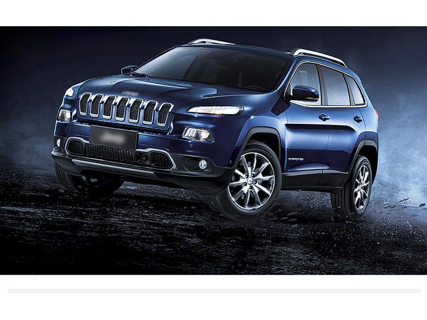 LED Headlight Assembly with Angel Eye DRL for Jeep Cherokee (2014-2018) - Mustang Style