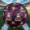Custom Name Personalized Bradford City AFC Print Size 5 Soccer Ball Training & Match Football, for Team, Kicking, Gift for Football
