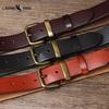 Korean Style Simple Smooth Leather Belt Genuine Leather Pin Buckle First Layer Cowhide Versatile Casual Pants Belt
