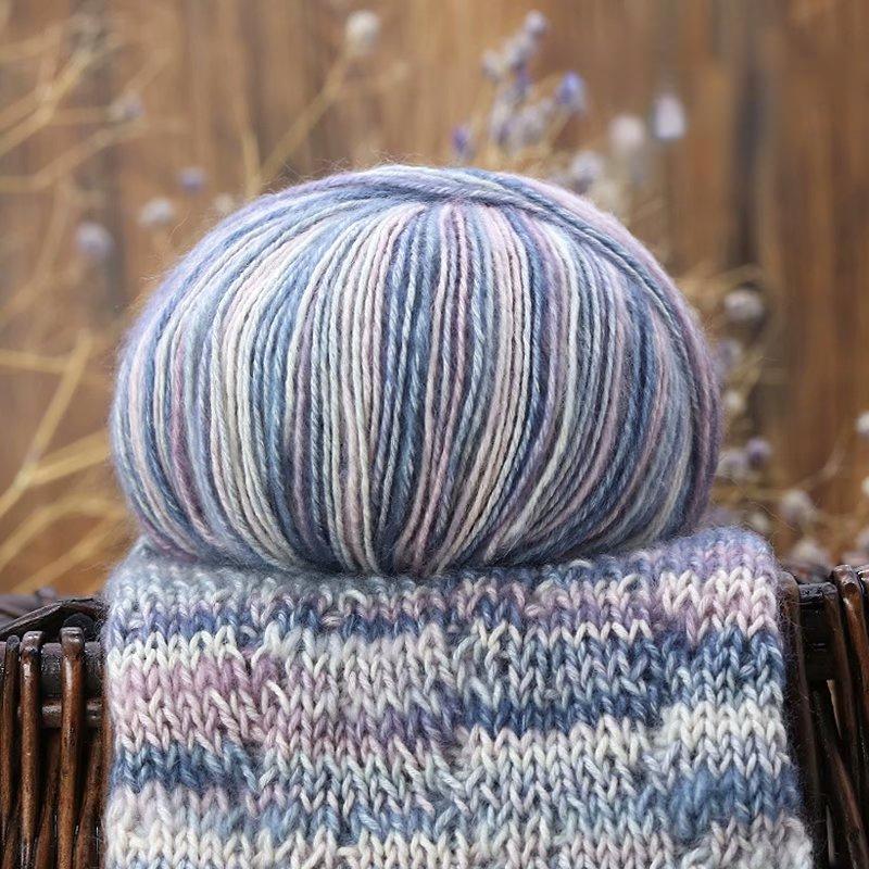 Ball Gradient Dyed Baby Special Wool Ball Scarf Wool Handmade DIY Soft Cotton Yarn Ball Knitting