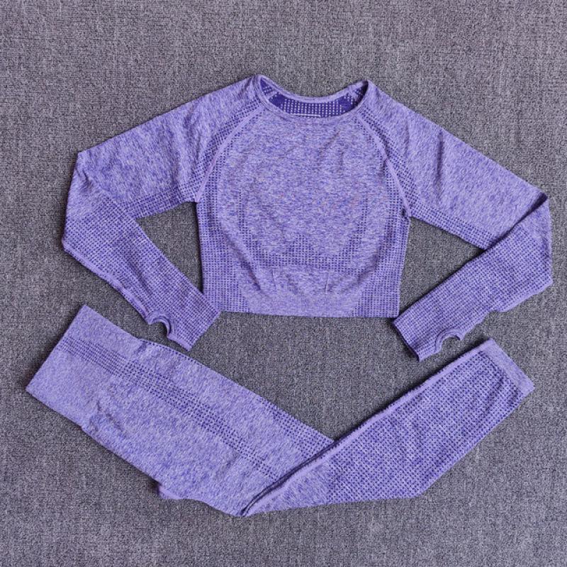 Seamless Women's Yoga Set: 2/3/5PCS Workout Sportswear