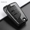 Abs Carbon Fiber Style Car Key Case Cover For Toyota Camry Rav4 Forturner Hilux Auris Corolla Avensis Verso Yaris Aygo Scion Tc