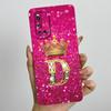 For Vivo V19 1933 Case Luxury Crown Letters Couple Liquid Silicone Soft Phone Cases For Vivo V 19 Camera Protection Back Cover