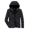 Spring and Autumn New Men's Jacket Loose Casual Hooded Large Size Loose Men's Top Coat