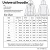 Unisex Hooded Zip-Up Sweatshirt Oversized Streetwear Pullover With Print Design