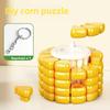 Kids 3D Printing Corn Magic Cube Stress Relieving Toys Tetris Jigsaw Puzzle Originality Becrypt Brain Burning Developmental Toys