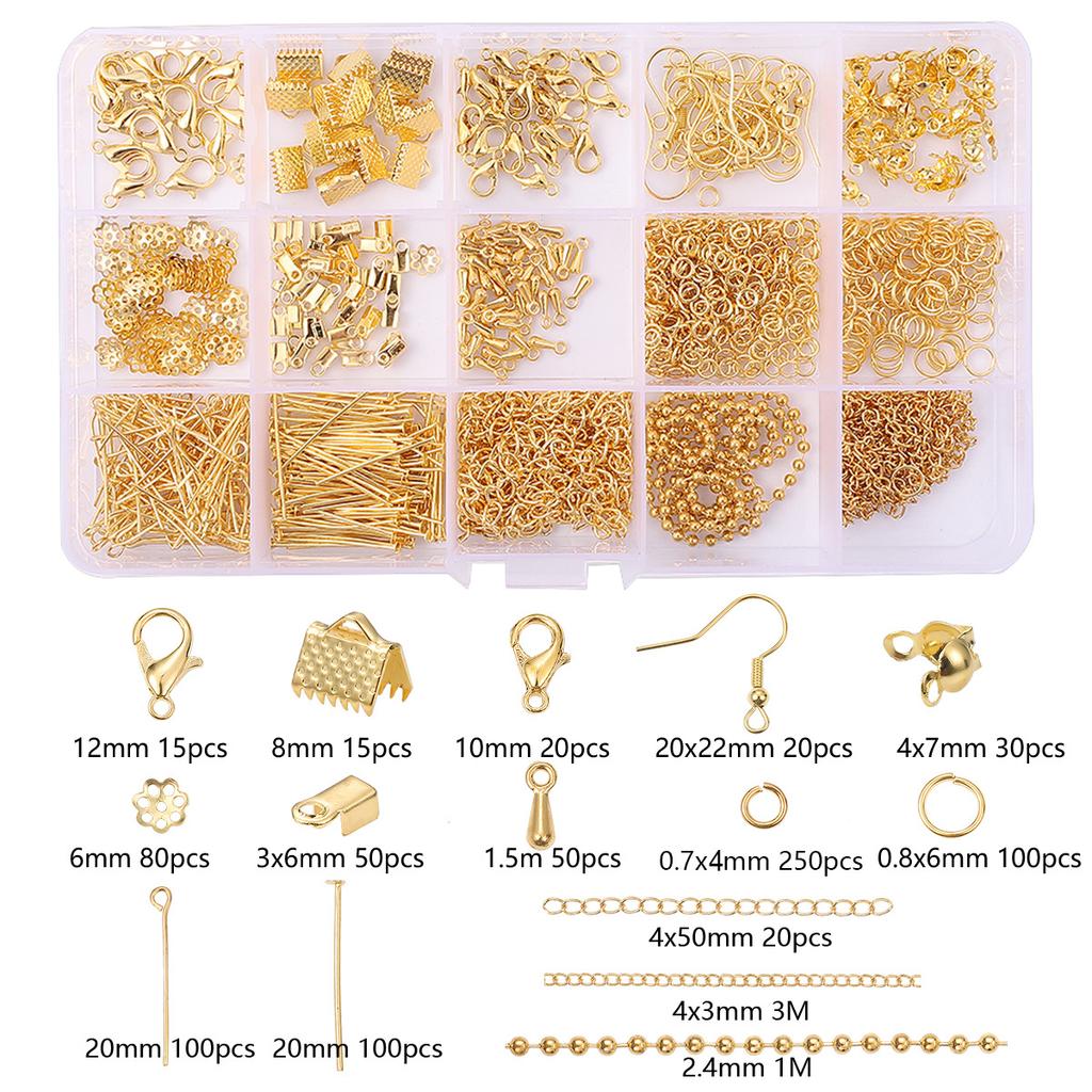DIY Jewelry Accessories, Earrings, Ear Hooks, Bracelets, Necklaces, Handmade Bead Materials, Tool Sets
