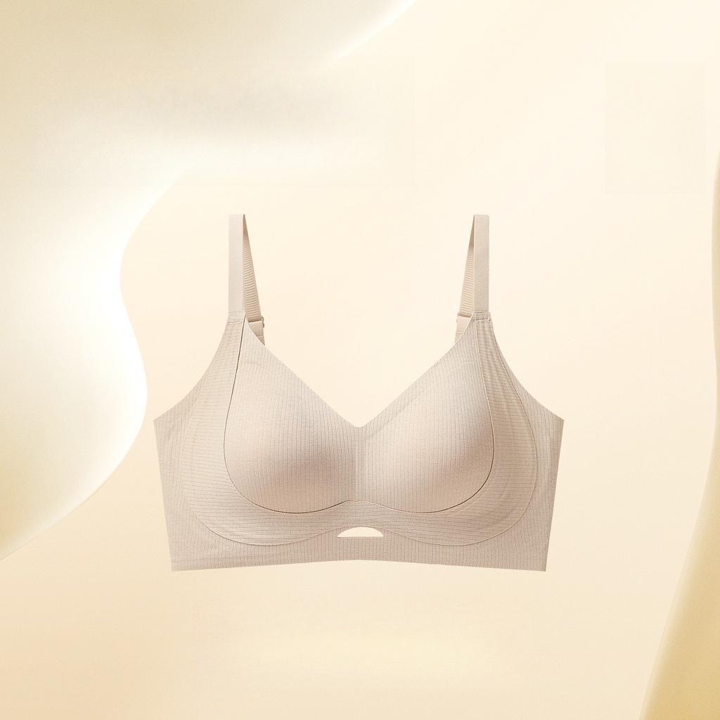 Seamless Bra Women Gather Soft Support Underwear Anti-sagging Underwear On Top No Steel Ring Bra Women