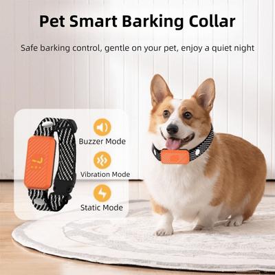 Smart Dog Bark Collar Rechargeable with 7-Level Sensitivity Bark Collar 3 Beep & Vibration Modes Effective No-Bark Collar