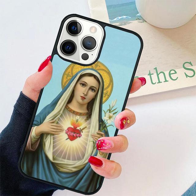 

Virgen de Guadalupe Coque Shell For iPhone 17 Air 15 16 14 13 12 Pro Max 11 Pro Max Plus Phone Case Cover iPhone 14pro max