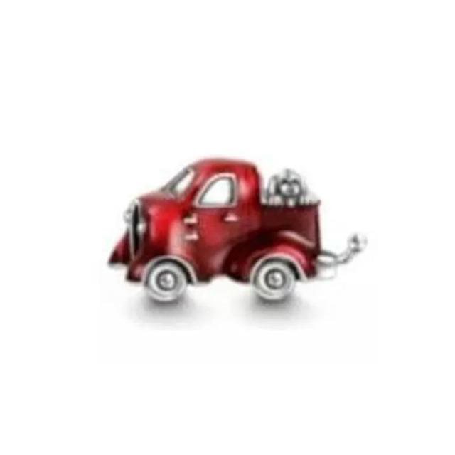 Nuova Europa 925 Argento Bus Auto Squisiti Pendenti e Ciondoli Camion Perline Ciondolo Ciondola Fai da Te Gioielli Delle Donne Regalo Fit Originale Fasion Braccialetto