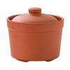 Purple Clay Double-Boiler Stew Pot with Lid - Chinese Retro Health Pot for Stews, Soups, and Steamed Eggs.