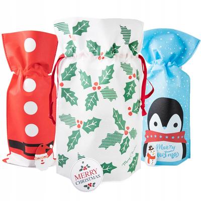 CHRISTMAS BAG for a Bottle Gift Bag