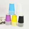 Bayipin 50-Pack Colorful DIY Disposable Paper Cups