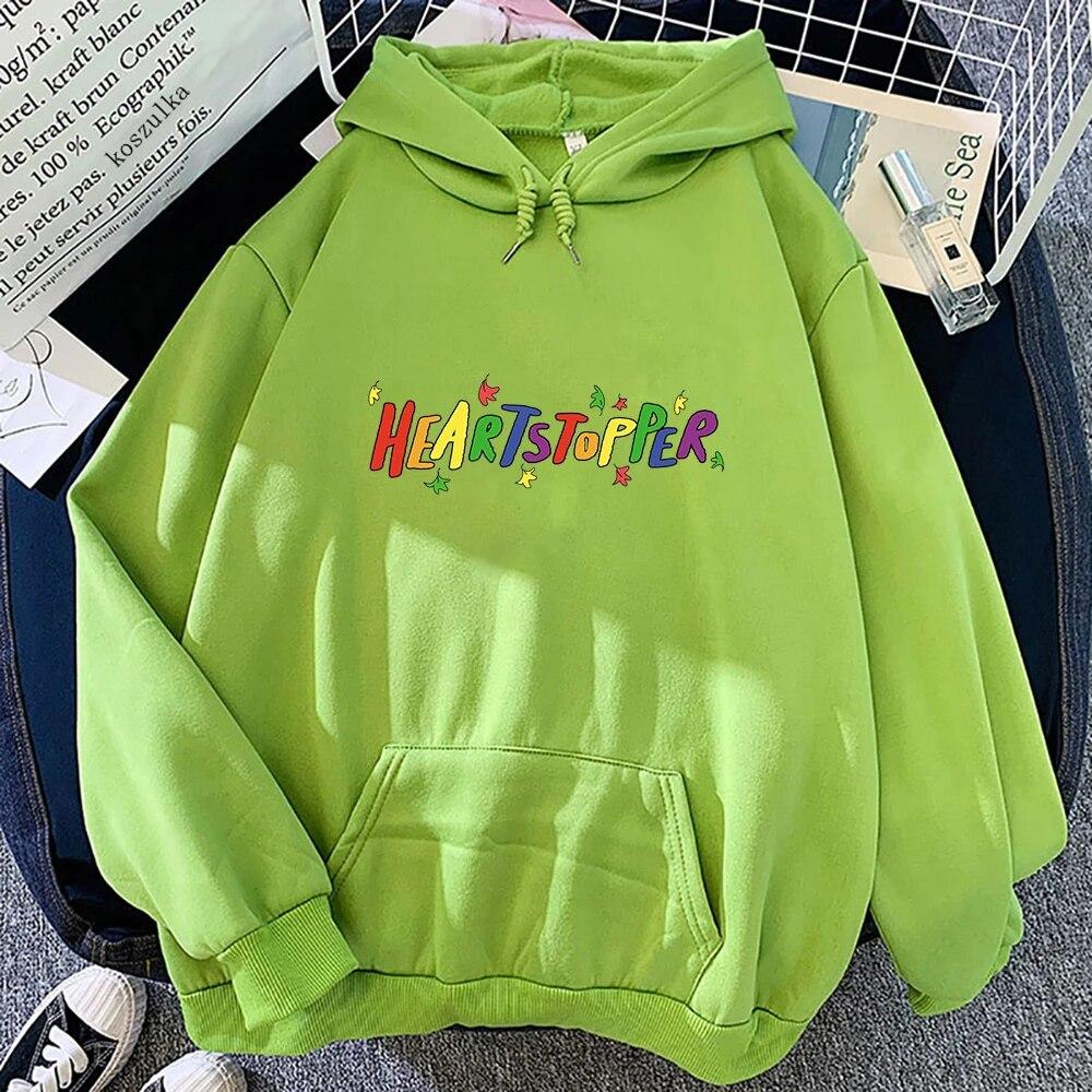 Heartstopper Duha Mikiny Jaro/Podzim Dámské Estetické Oblečení Nick/Charlie Unisex Mikina Grafická Mikina Harajuku Sudadera Unisex