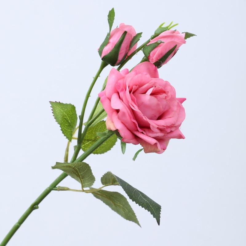 Artificial Decorative Flower Moisturizing Rose Wedding Home Living Room Decoration Flowers and Plants