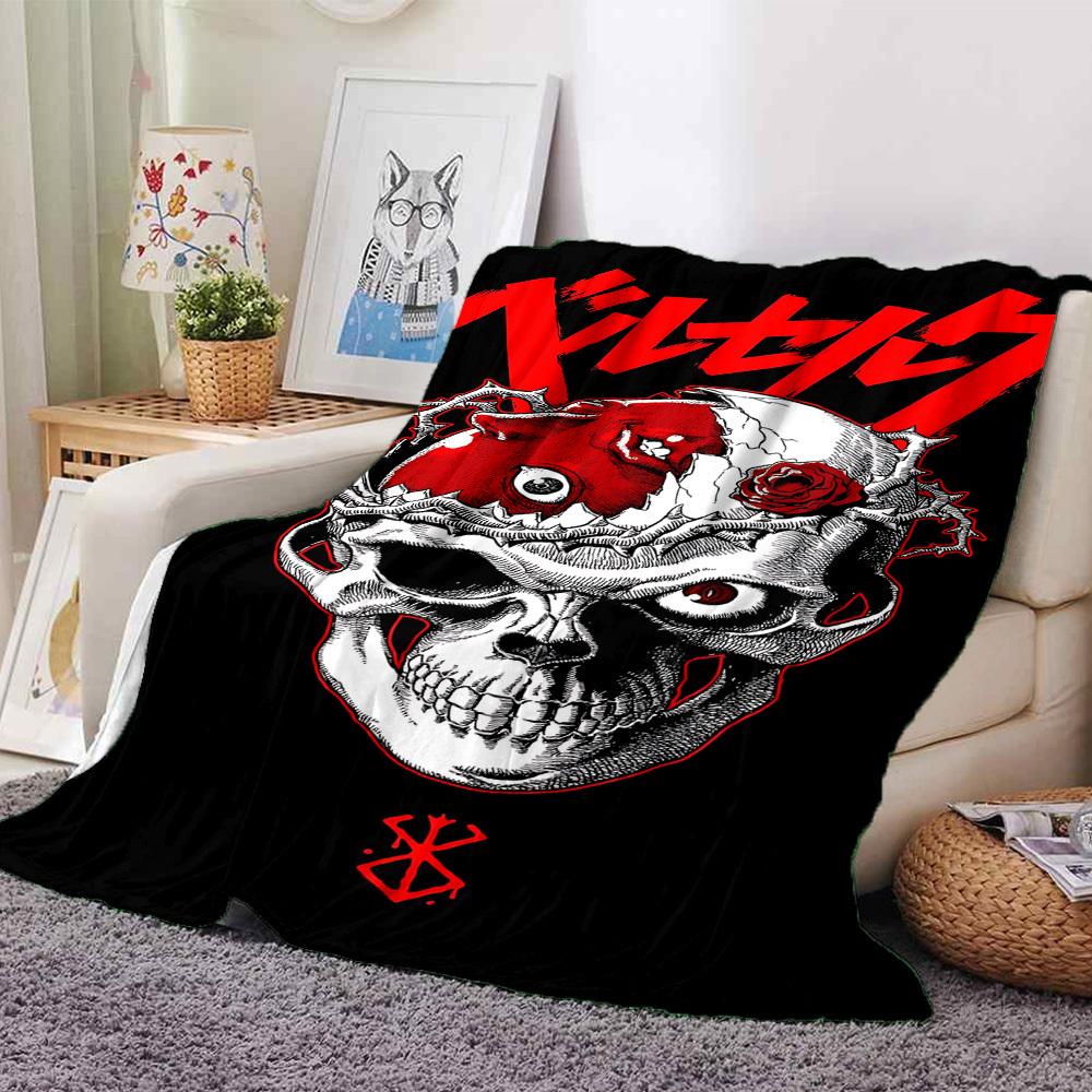 

1pc Skull Rose Soft Warm Throw Blanket Nap Blanket For Couch Sofa Office Bed Camping Travel,Comfortable, Warm1019 80cmx120cm(31inx47in)