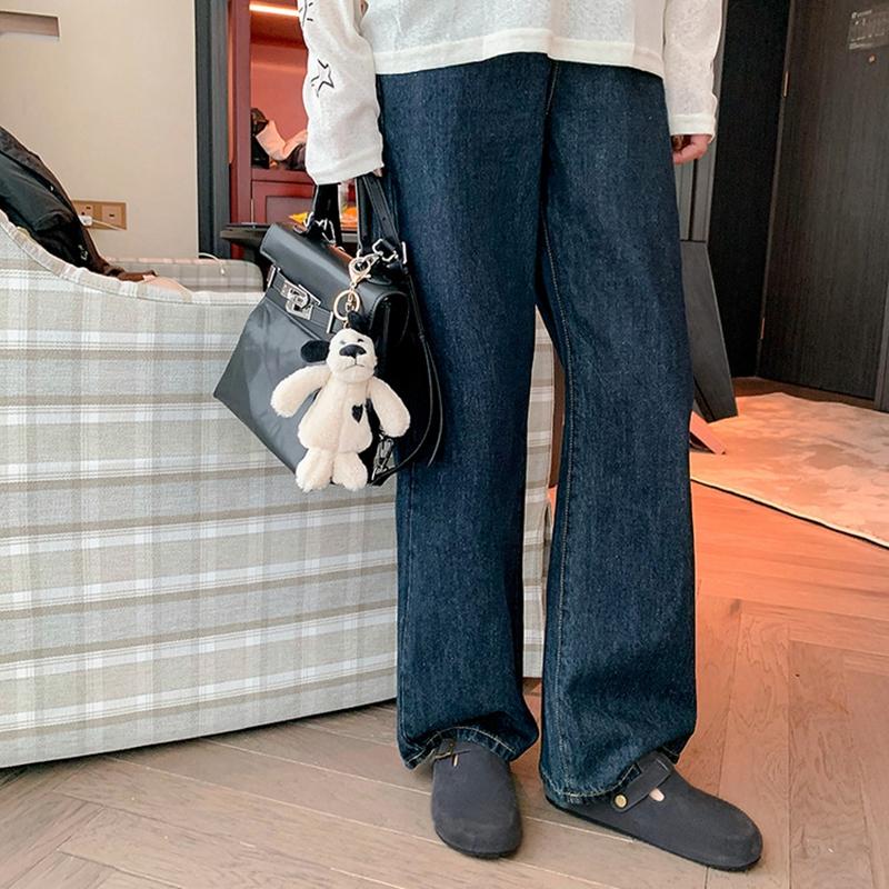 Fashion Women's new genuine leather cow suede round toe with a raised metal belt buckle inside the heel, retro casual single shoe