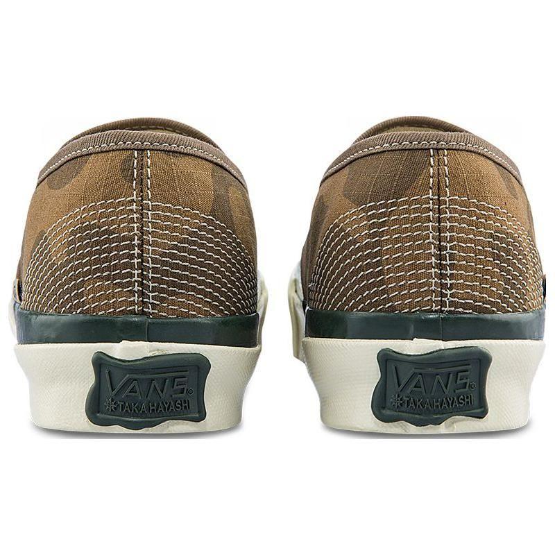Vans Taka Hayashi X  Style 48 LX Slip-On Durable Lightweight Low-Top Skate Shoes Unisex Sneaker Brown Camouflage VN0A5FC5BRO