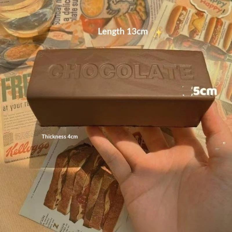 Realistisch langzaam rijzend Squishy Chocolade Knijpspeeltje voor Stressverlichting Fidget Sensorisch Speeltijd voor Kinderen Chocola