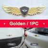3D Metal Wings Stying Car Trunk Fender Emblem Stickers For BMW Mini Cooper F54 F55 F56 R56 R60 SONE Roadster Clubman Coupe Pr2