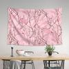 Wall Hanging for Living Room Pink Leaves Camo Tapestrys Home Decor Soft Aesthetic Tapestries Hanging Decor Blanket Wall Tapestry