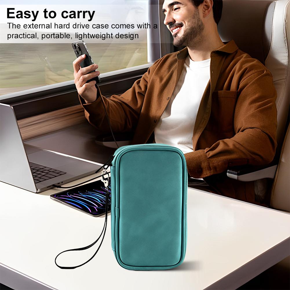 Electronics Accessories Organizer Universal Travel Pouch Bag Double Layers Travel Cable Organizer Bag for Charger Cable Phone