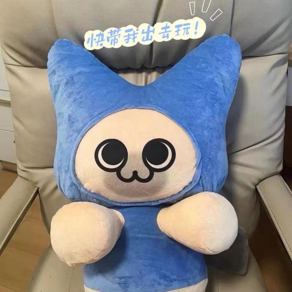 New Cute Cute Cat Series Doll Throw Pillow Elu Cat Monster Hunter Plush Toy for Girlfriend