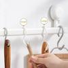 6-Pack Secure & Quiet Plastic S Hooks, Flexible Neck for Easy Twist & Lock, Completely Rust-Free, Holds up to 10 lbs, White, Large (3.5 inch)