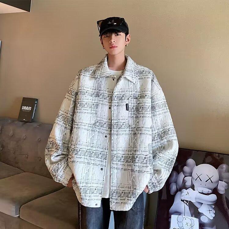 

Direct supply of French Xiaoxiangfeng jacket men s high-end sense autumn and winter silver fox velvet youth large-size lapel jacket XXXL білий