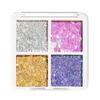 Children's Day Glittering 4-Color Eyeshadow Palette for Parties & Stage Makeup
