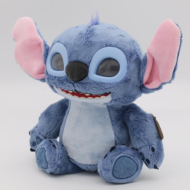 

Stitch Emotional Interaction Doll Lcd Animated Eyes 50+Sounds Efffectsi Touch Speaking Toy For Kidss Surprise Gifts
