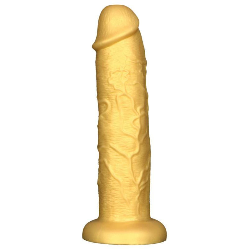 Silicone Eggless Oversized Dildo Oversized Thick and Extra Long Golden Giant Simulated Dildo Stallion Anal Plug
