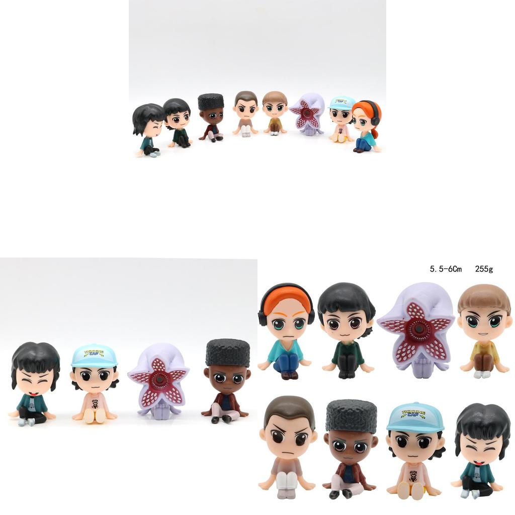 Stranger Things Collectible Figurines Set Pvc Toy Models For Fans And Decor