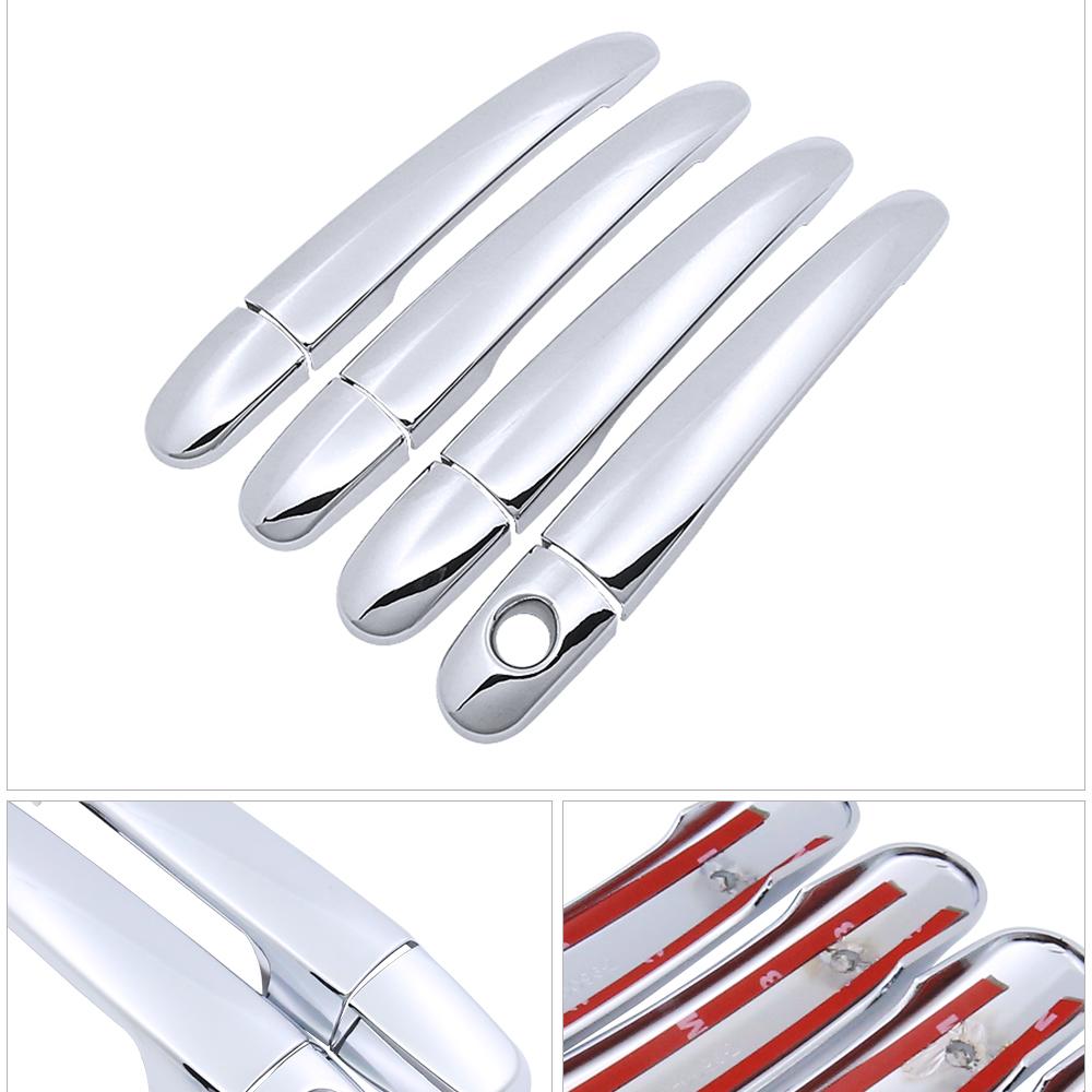 Para Chevrolet Nubira Lacetti J200 Facelift 2007~2013 Capa de maçaneta de porta cromada Acessórios para carro Adesivos Conjunto de acabamento 2008 2010