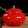 Chinese-style Ceramic Tea Cans with Lid Sealed Dried Fruit Snack Storage Boxes Kitchen Supplies